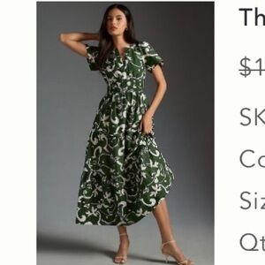 Anthropologie somerset maxi dress